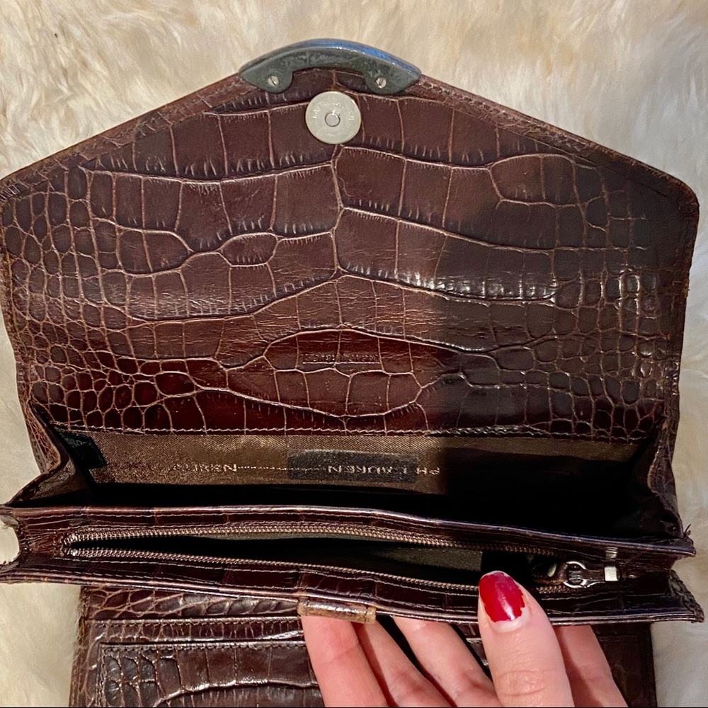 RALPH LAUREN Wallet handbag & designer decal - Picture 4 of 6